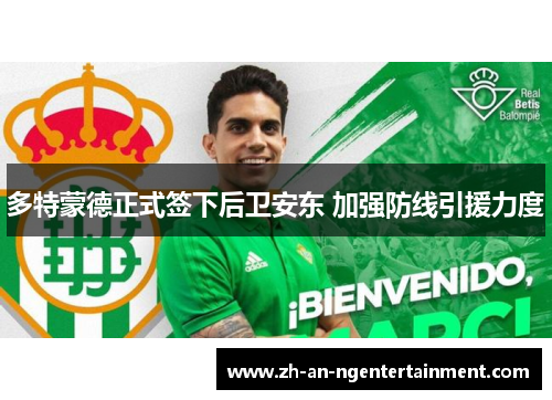 多特蒙德正式签下后卫安东 加强防线引援力度